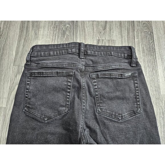 Joe's Jeans Jeans Womens 26 Black Charcoal Skinny Stretch Tapered Leg Denim - Picture 3 of 11